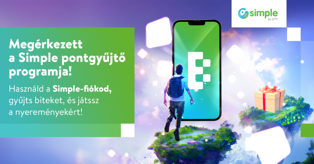 Gyűjtsd a Simple biteket az appban és online fizetéssel, és nyerj!